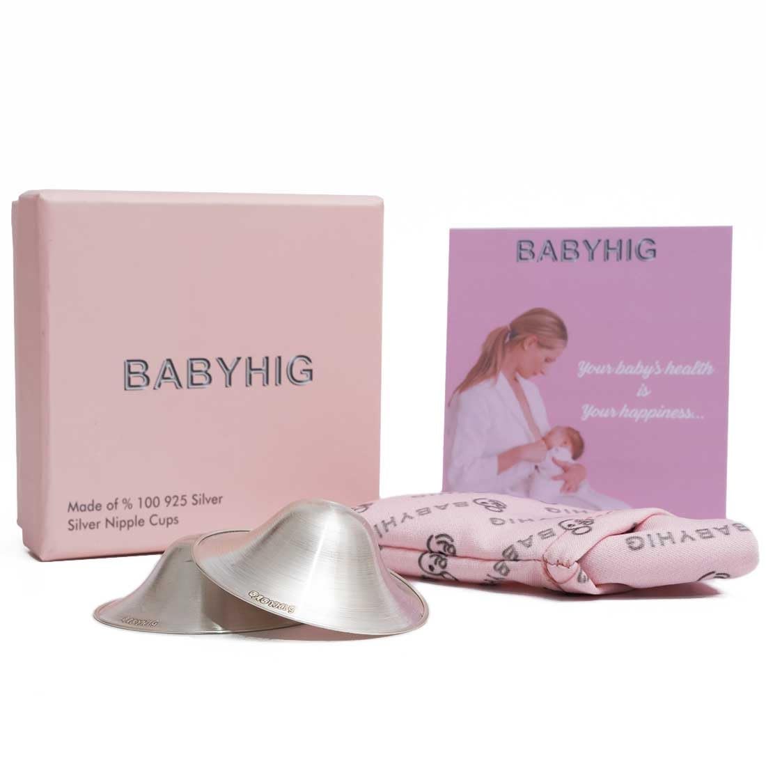 Amazon.co.jp: BABYHIG オリジナルシルバー授乳カップ – 母乳育児用